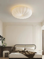 Contemporary Dome Ceiling Light With Shell-Inspired Japandi Style For Modern Interiors