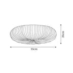 Contemporary Dome Ceiling Light With Shell-Inspired Japandi Style For Modern Interiors