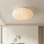 Contemporary Dome Ceiling Light With Shell-Inspired Japandi Style For Modern Interiors